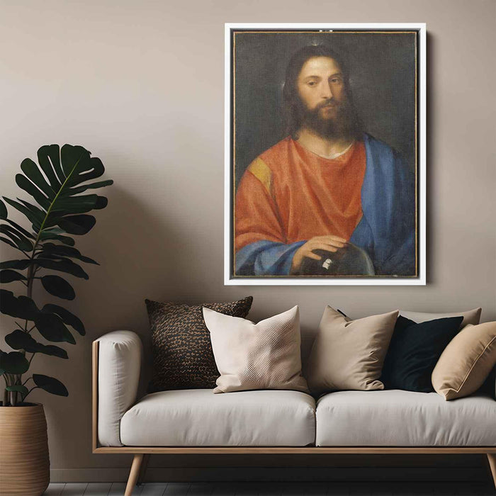 Christ with Globe (1530) by Titian - Canvas Artwork