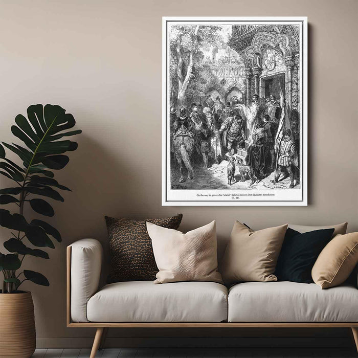 Don Quixote by Gustave Dore - Canvas Artwork