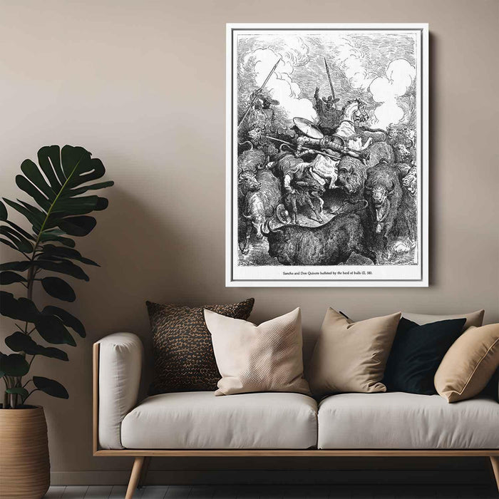 Don Quixote by Gustave Dore - Canvas Artwork