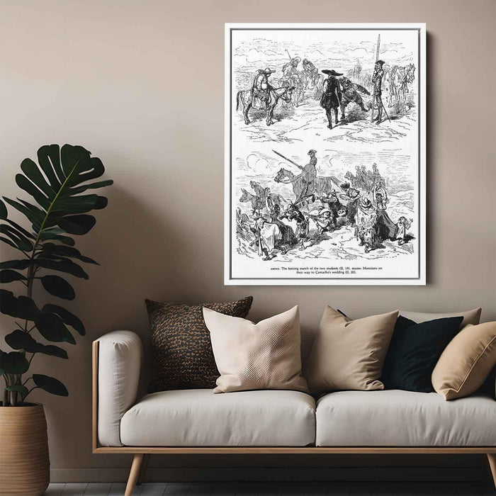 Don Quixote by Gustave Dore - Canvas Artwork