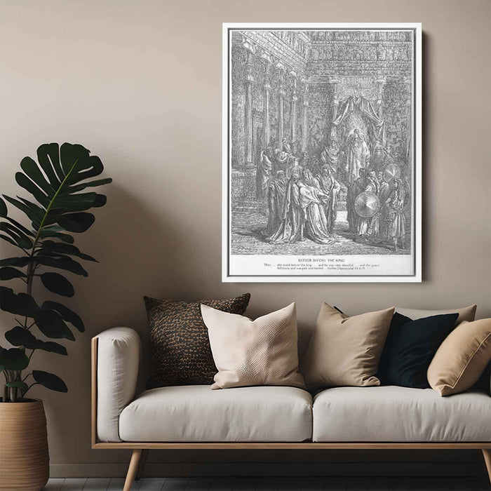 Esther Before the King by Gustave Dore - Canvas Artwork