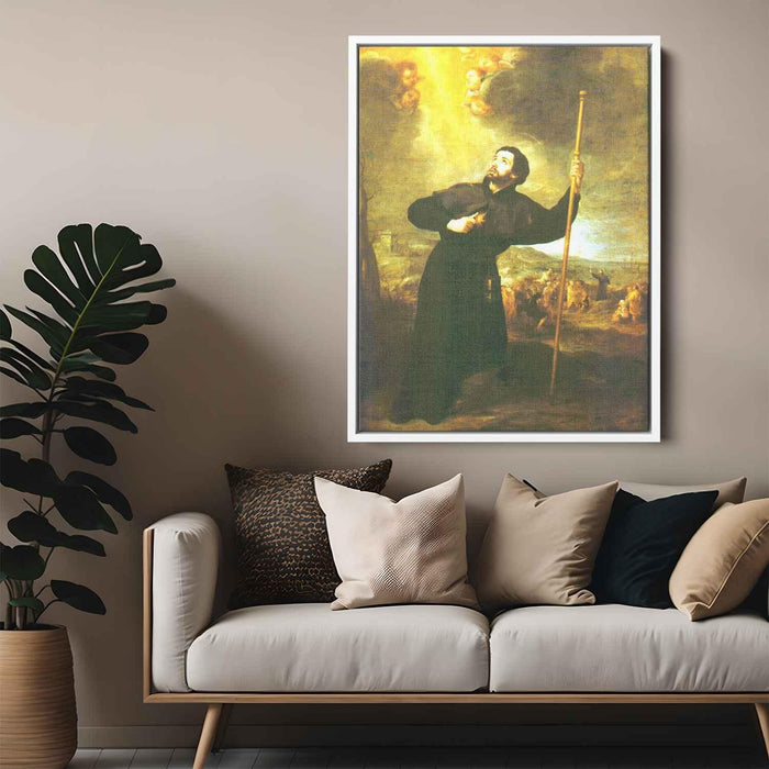 Francis Xavier (1670) by Bartolome Esteban Murillo - Canvas Artwork