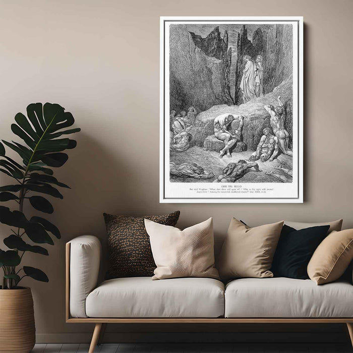 Geri Del Bello by Gustave Dore - Canvas Artwork