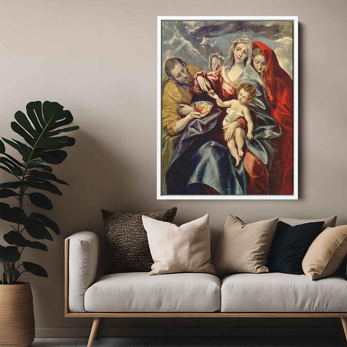 Holy Family (1592) by El Greco - Canvas Artwork