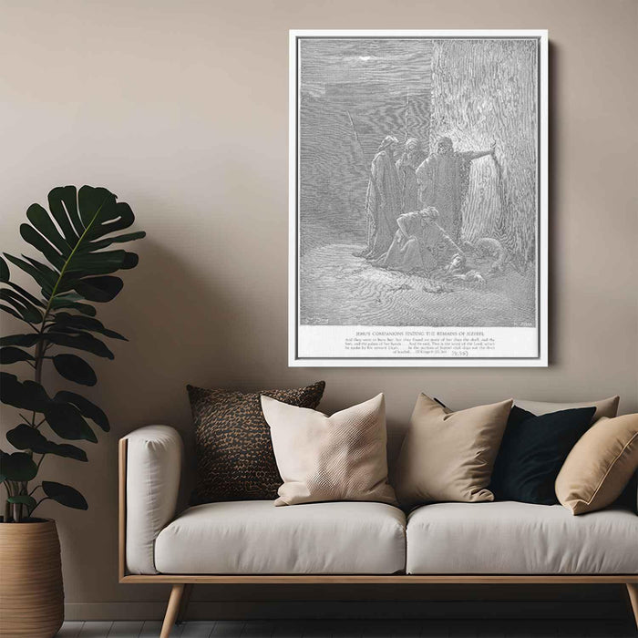 Jehu's Companions Find Jezebel's Remains by Gustave Dore - Canvas Artwork