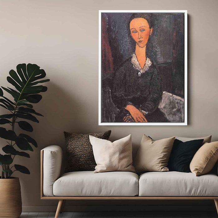 Lunia Czechowska (1917) by Amedeo Modigliani - Canvas Artwork