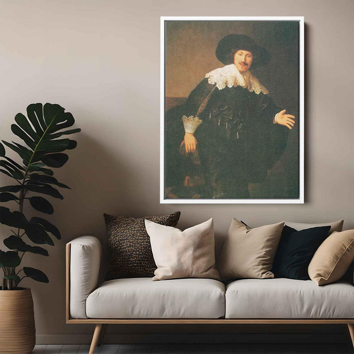 Man Standing Up (1632) by Rembrandt - Canvas Artwork