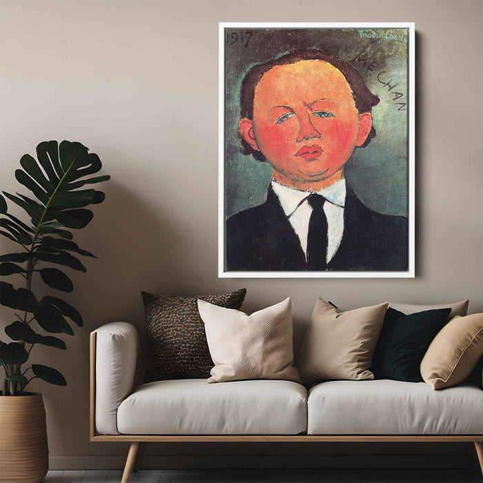 Oscar Miestchaninoff (1917) by Amedeo Modigliani - Canvas Artwork