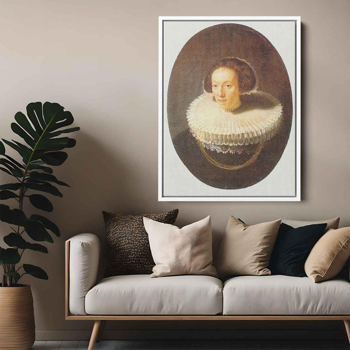 Petronella Buys, Wife of Philips Lucasz by Rembrandt - Canvas Artwork