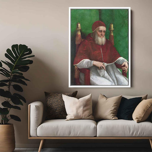 Portrait of Pope Julius II (1512) by Raphael - Canvas Artwork