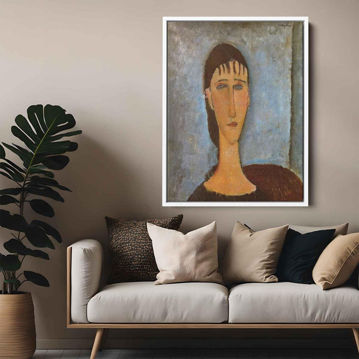 Portrait of a Young Girl (1910) by Amedeo Modigliani - Canvas Artwork