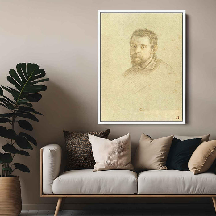 Portrait of Annibale Carracci by Annibale Carracci - Canvas Artwork