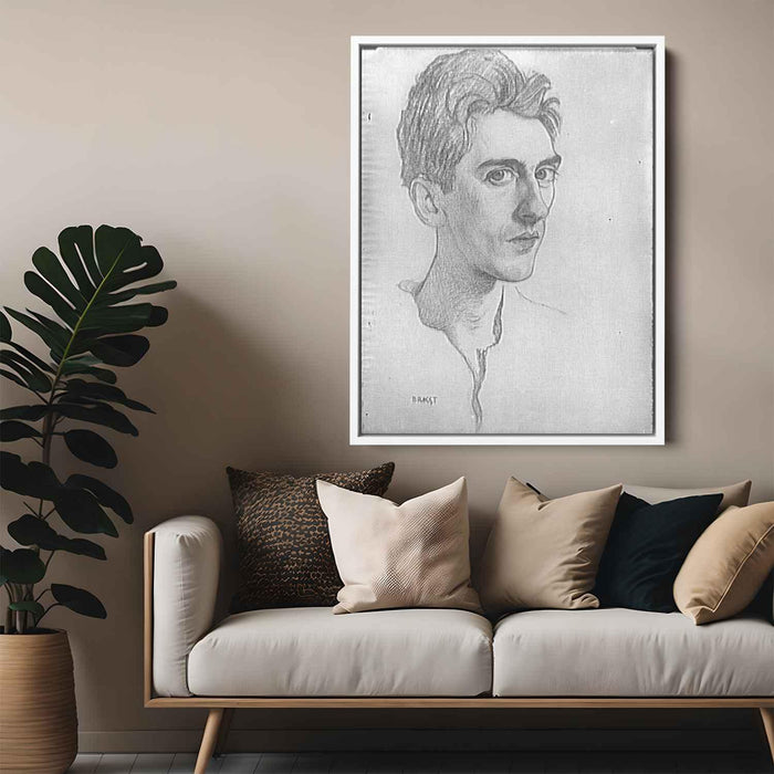 Portrait of Jean Cocteau by Leon Bakst - Canvas Artwork