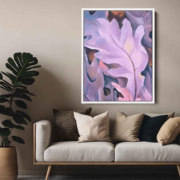 Purple Leaves (1922) by Georgia O'Keeffe - Canvas Artwork