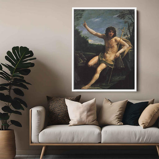 Saint John the Baptist (1637) by Guido Reni - Canvas Artwork