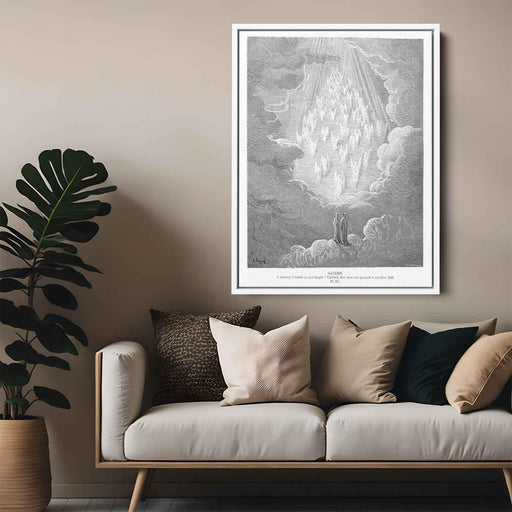 Saturn by Gustave Dore - Canvas Artwork