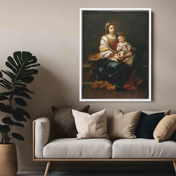 The Madonna of the Rosary by Bartolome Esteban Murillo - Canvas Artwork