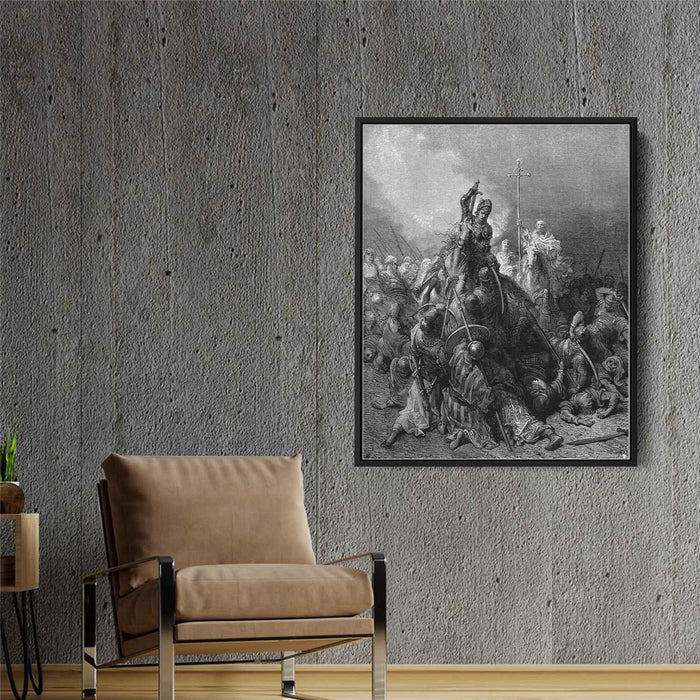 Battle of Antioch by Gustave Dore - Canvas Artwork
