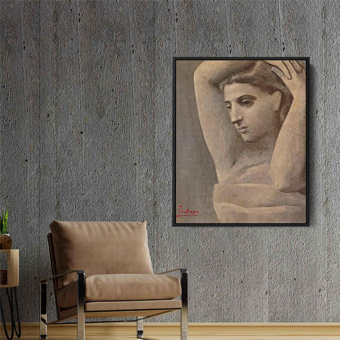 Bust of a woman, arms raised by Pablo Picasso - Canvas Artwork