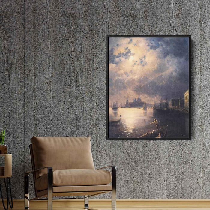 Byron in Venice by Ivan Aivazovsky - Canvas Artwork