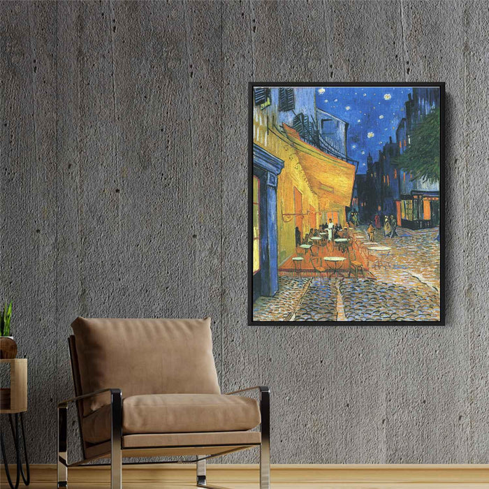 Café Terrace at Night (Place du Forum, Arles) by Vincent van Gogh - Canvas Artwork