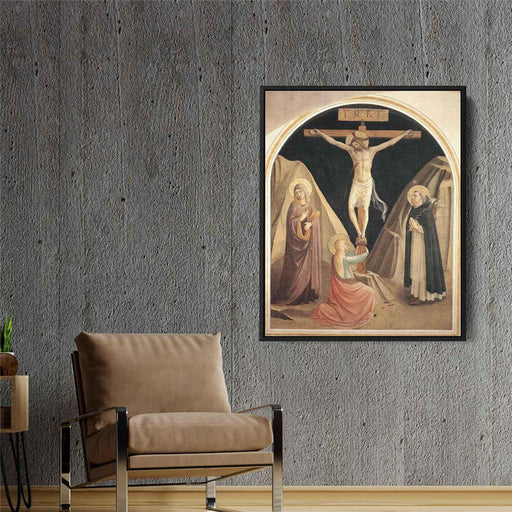 Crucifixion with the Virgin, Mary Magdalene and St. Dominic by Fra Angelico - Canvas Artwork