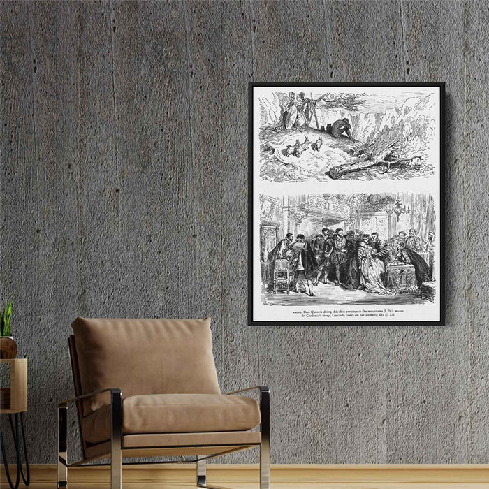 Don Quixote by Gustave Dore - Canvas Artwork