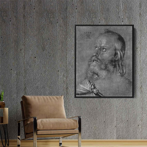 Head of an apostle (1508) by Albrecht Durer - Canvas Artwork