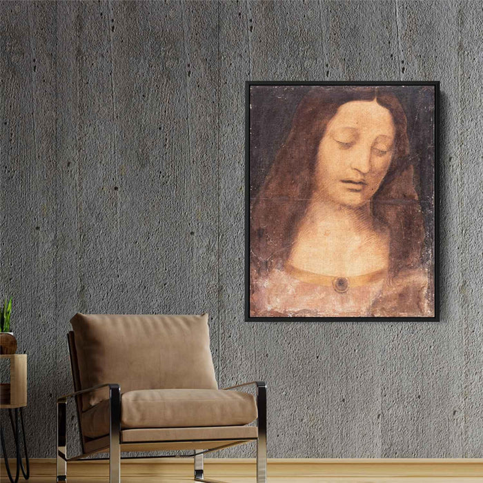 Head of Christ by Leonardo da Vinci - Canvas Artwork