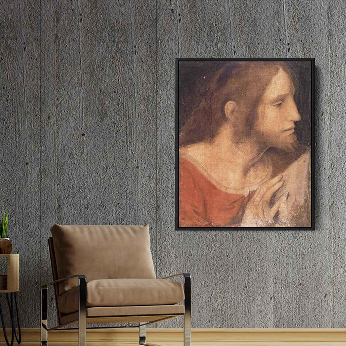 Head of St. James the Less by Leonardo da Vinci - Canvas Artwork