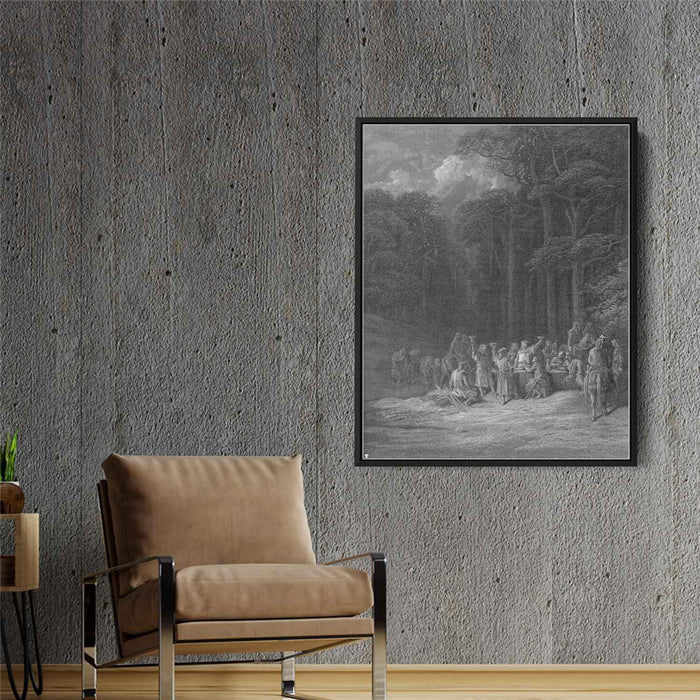 Idylls of the King by Gustave Dore - Canvas Artwork