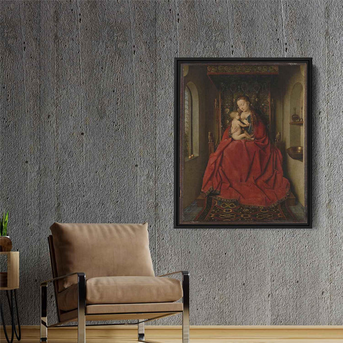 The Lucca Madonna (1436) by Jan van Eyck - Canvas Artwork