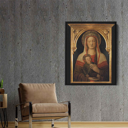 Madonna and Child (1450) by Jacopo Bellini - Canvas Artwork