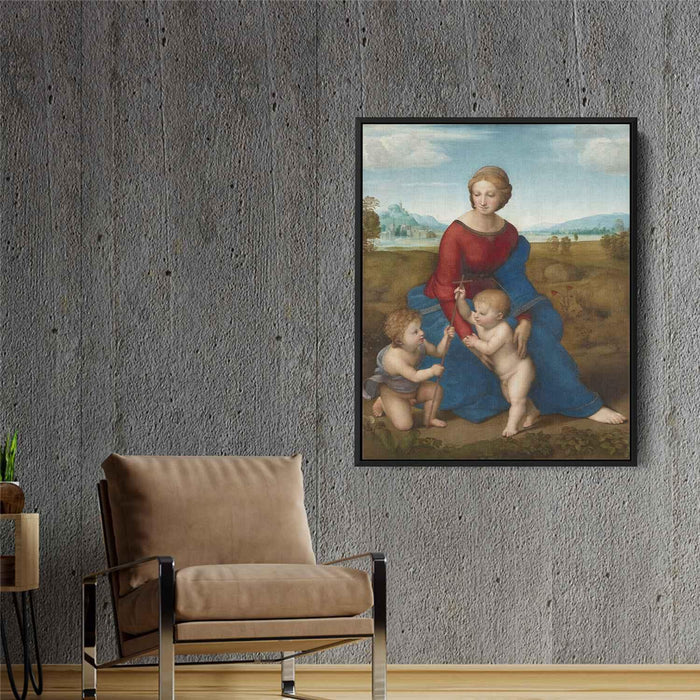 Madonna in the Meadow (1506) by Raphael - Canvas Artwork