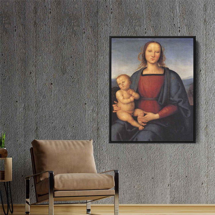 Madonna with Child (1500) by Pietro Perugino - Canvas Artwork