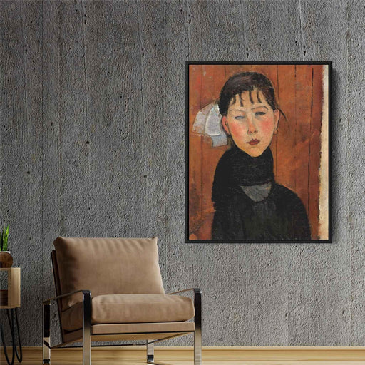 Marie, daughter of the people by Amedeo Modigliani - Canvas Artwork