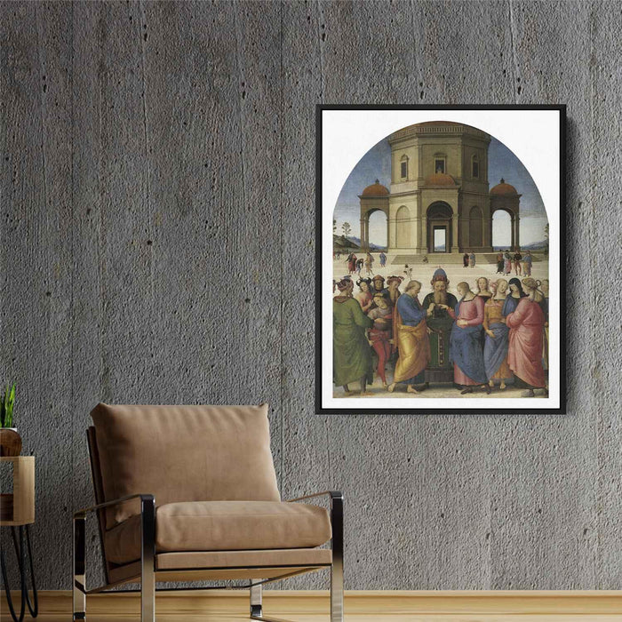 Marriage of the Virgin (1504) by Pietro Perugino - Canvas Artwork