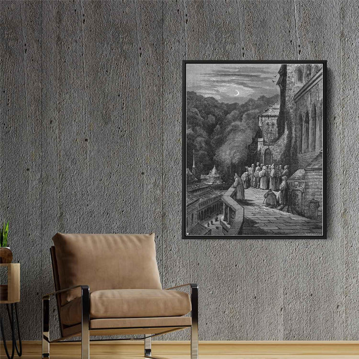 Orlando Furioso by Gustave Dore - Canvas Artwork