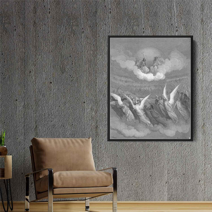 Paradise Lost by Gustave Dore - Canvas Artwork