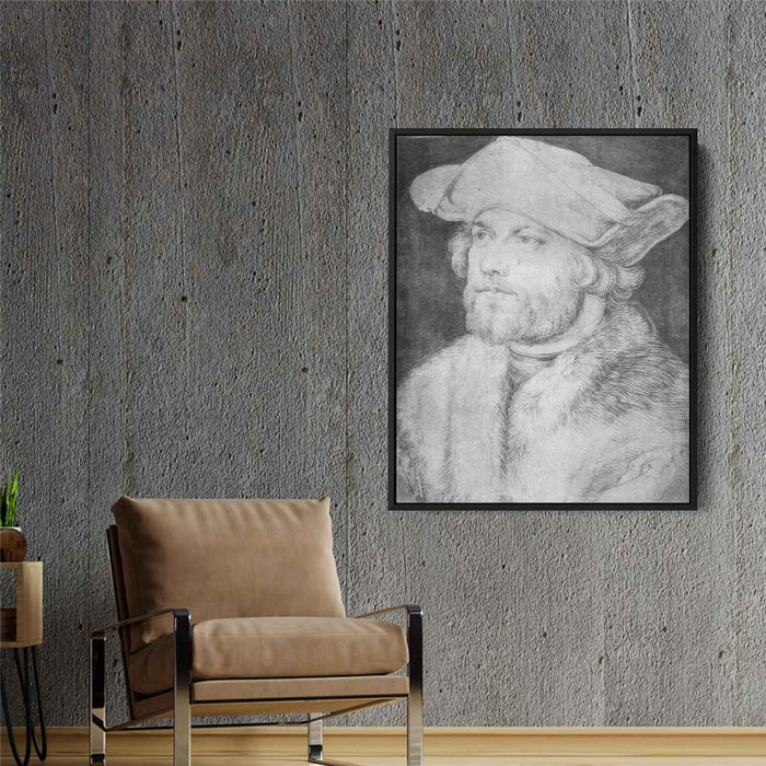 Portrait of a Man (Damia van der Goes) by Albrecht Durer - Canvas Artwork