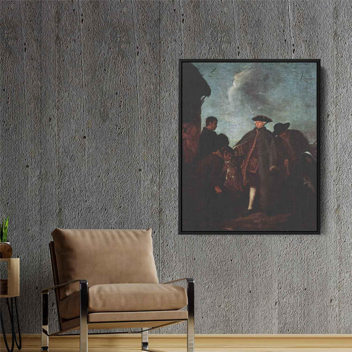 The Arrival of the Nobleman by Pietro Longhi - Canvas Artwork