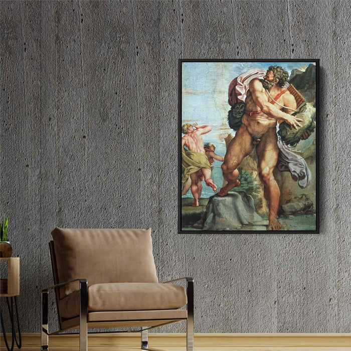 The Cyclops Polyphemus (1605) by Annibale Carracci - Canvas Artwork