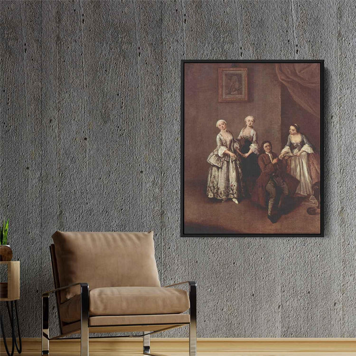 The Family by Pietro Longhi - Canvas Artwork