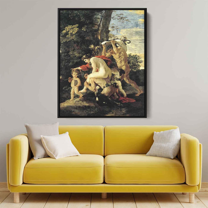 Bacchic Scene (1627) by Nicolas Poussin - Canvas Artwork