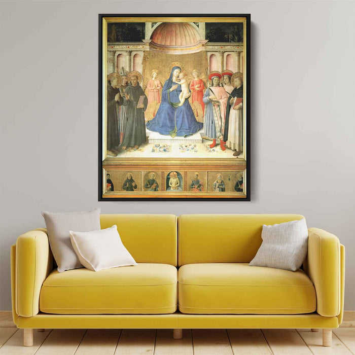 Bosco ai Frati Altarpiece (1450) by Fra Angelico - Canvas Artwork