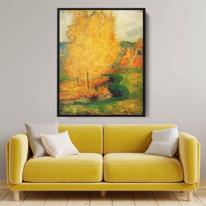 By the Stream, Autumn by Paul Gauguin - Canvas Artwork
