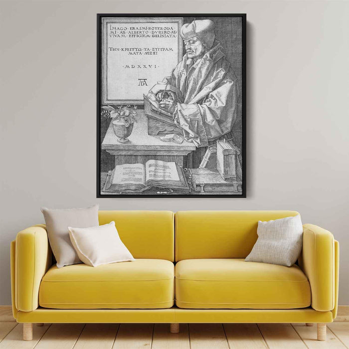 Desiderius Erasmus of Rotterdam (1526) by Albrecht Durer - Canvas Artwork