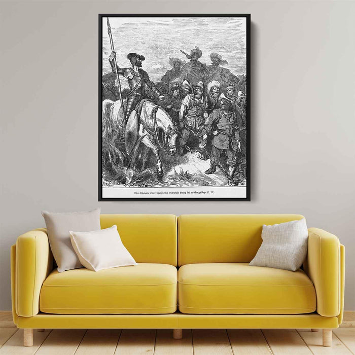 Don Quixote by Gustave Dore - Canvas Artwork