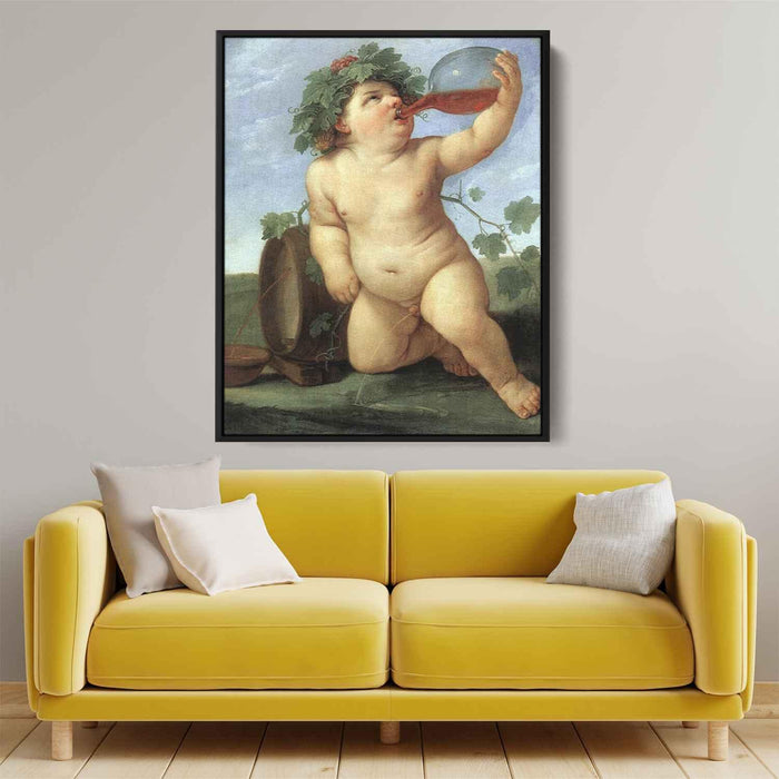 Drinking Bacchus (1623) by Guido Reni - Canvas Artwork