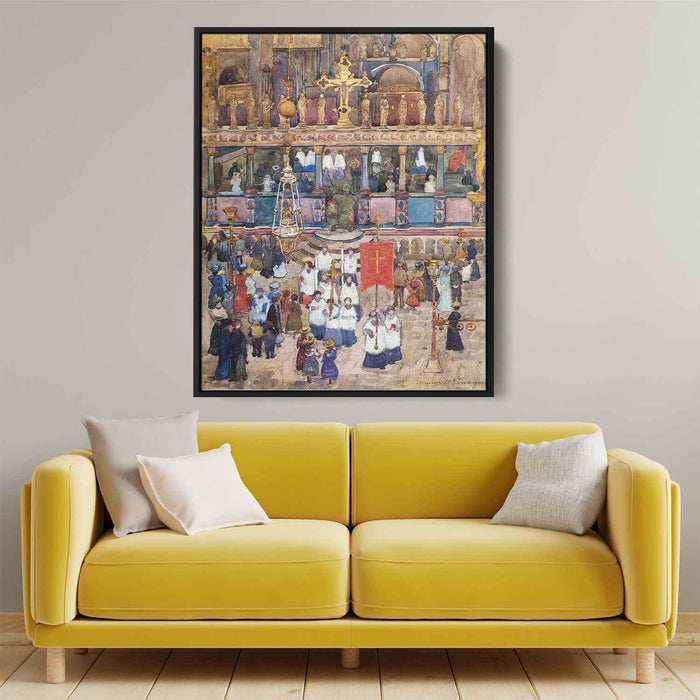 Easter Procession, St. Mark's by Maurice Prendergast - Canvas Artwork